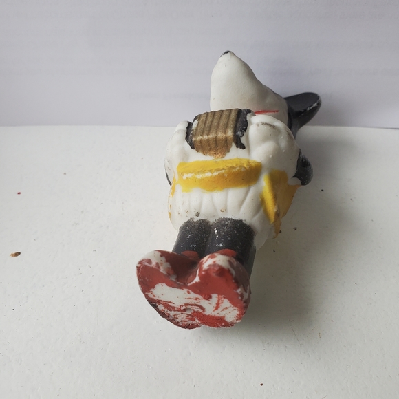 WALT DISNEY MINNIE MOUSE WITH ACCORDIAN BISQUE PORCELAIN FIGURINE 1930s 3.5 in. - Picture 5 of 6